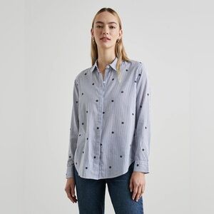 RAILS TAYLOR SHIRT FLOCKED DAISIES size Medium NWT (d4)